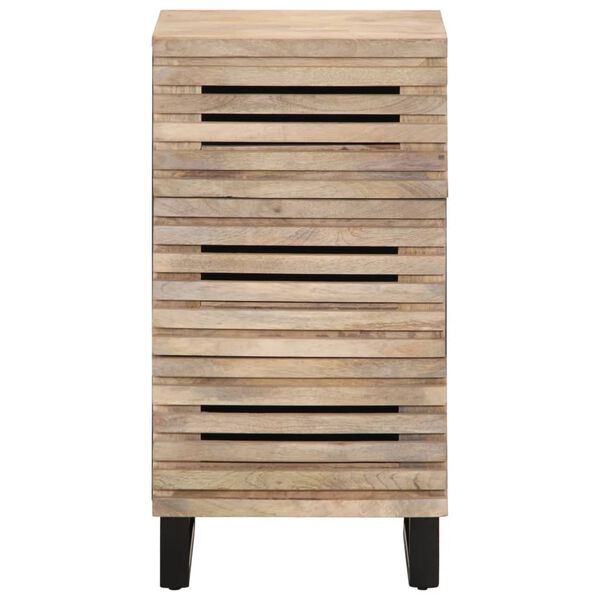 vidaXL Ντουλάπι 40x34x75 εκ. από Μασίφ Ξύλο Μάνγκο