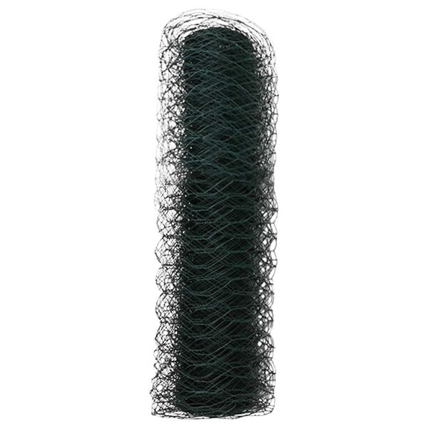 vidaXL Εξάγωνος Φράχτης Γκρίζος Πράσινο 2500 x 60 x 0.09 εκ