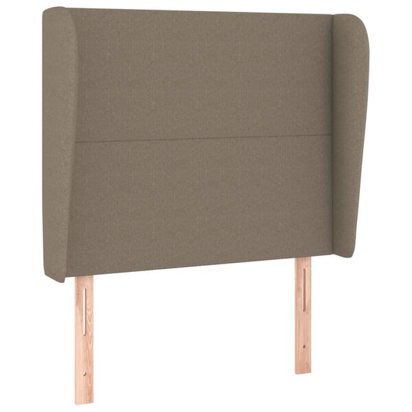 vidaXL Κεφαλάρι με Πτερύγια Taupe 83x23x118/128 εκ. Υφασμάτινο