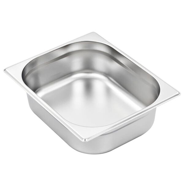 vidaXL Λεκάνες Gastronorm 4 τεμ. GN 1/2 100 χιλ. από Ανοξείδωτο Ατσάλι