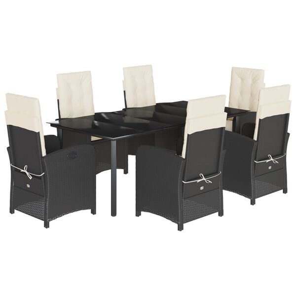 vidaXL &Sigma;&epsilon;&tau; &Tau;&rho;&alpha;&pi;&epsilon;&zeta;&alpha;&rho;ί&alpha;&sigmaf; &Kappa;ή&pi;&omicron;&upsilon; 7 &Tau;&epsilon;&mu;. &Mu;&alpha;ύ&rho;&omicron; &Sigma;&upsilon;&nu;&theta;&epsilon;&tau;&iota;&kappa;ό &Rho;&alpha;&tau;ά&nu; &mu;&epsilon; &Mu;&alpha;&xi;&iota;&lambda;ά&rho;&iota;&alpha;