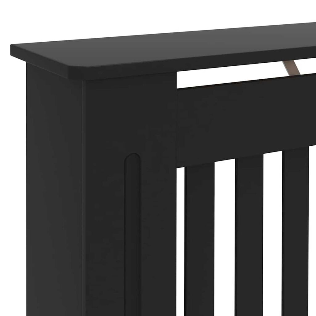 vidaXL Καπάκι Καλοριφέρ 2 pcs Μαύρο 172 x 19 x 81.5 cm
