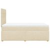 vidaXL &Kappa;&rho;&epsilon;&beta;ά&tau;&iota; Boxspring &mu;&epsilon; &Sigma;&tau;&rho;ώ&mu;&alpha; &Kappa;&rho;&epsilon;&mu; 120x200 &epsilon;&kappa;. &Upsilon;&phi;&alpha;&sigma;&mu;ά&tau;&iota;&nu;&omicron;