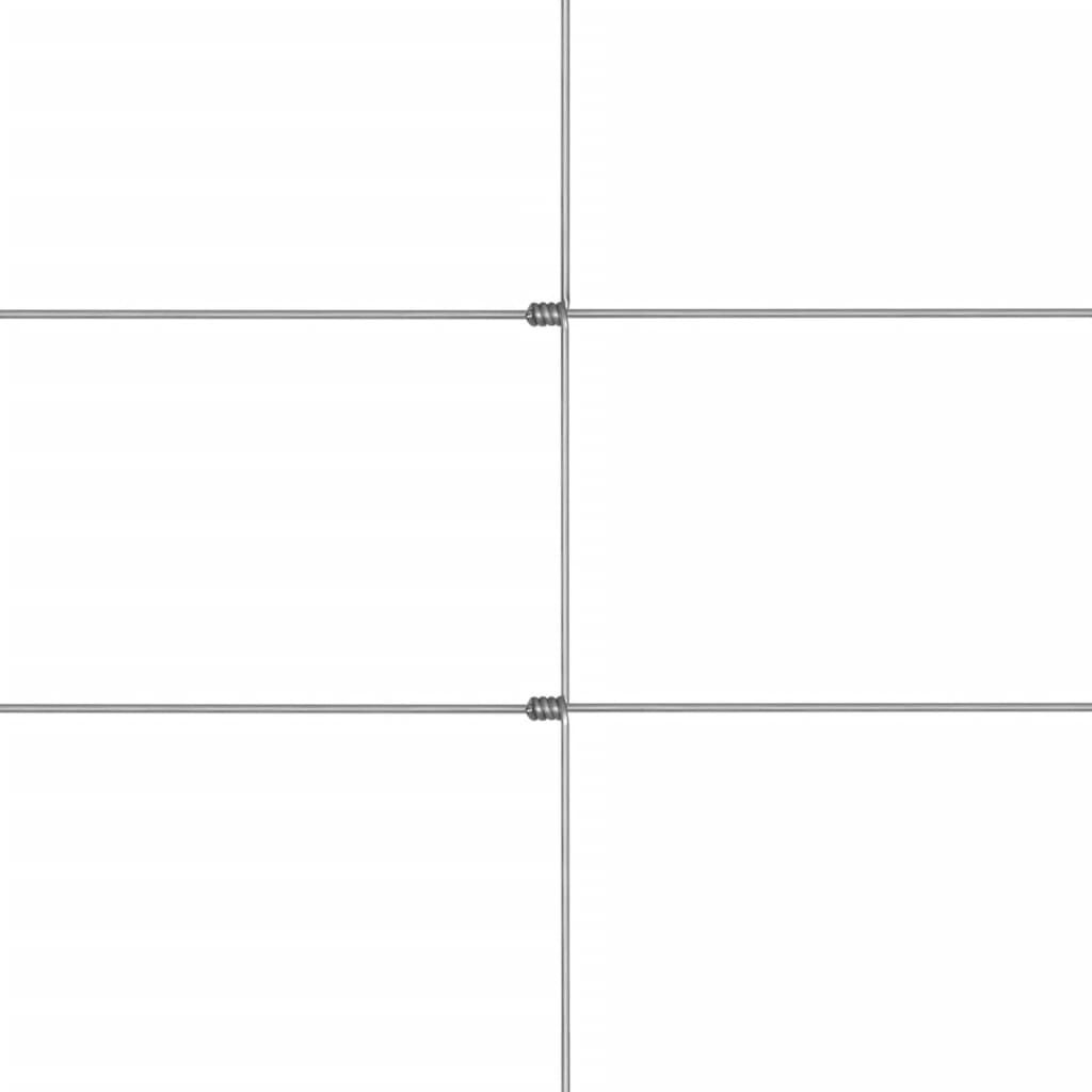 vidaXL Συρματόπλεγμα Περίφραξης Ασημί 50 x 1,5 μ. Γαλβανισμένο Ατσάλι
