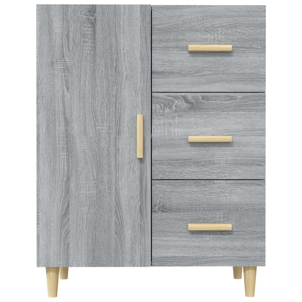 vidaXL Ντουλάπι Γκρι Sonoma 69,5 x 34 x 90 εκ. από Επεξεργασμένο Ξύλο