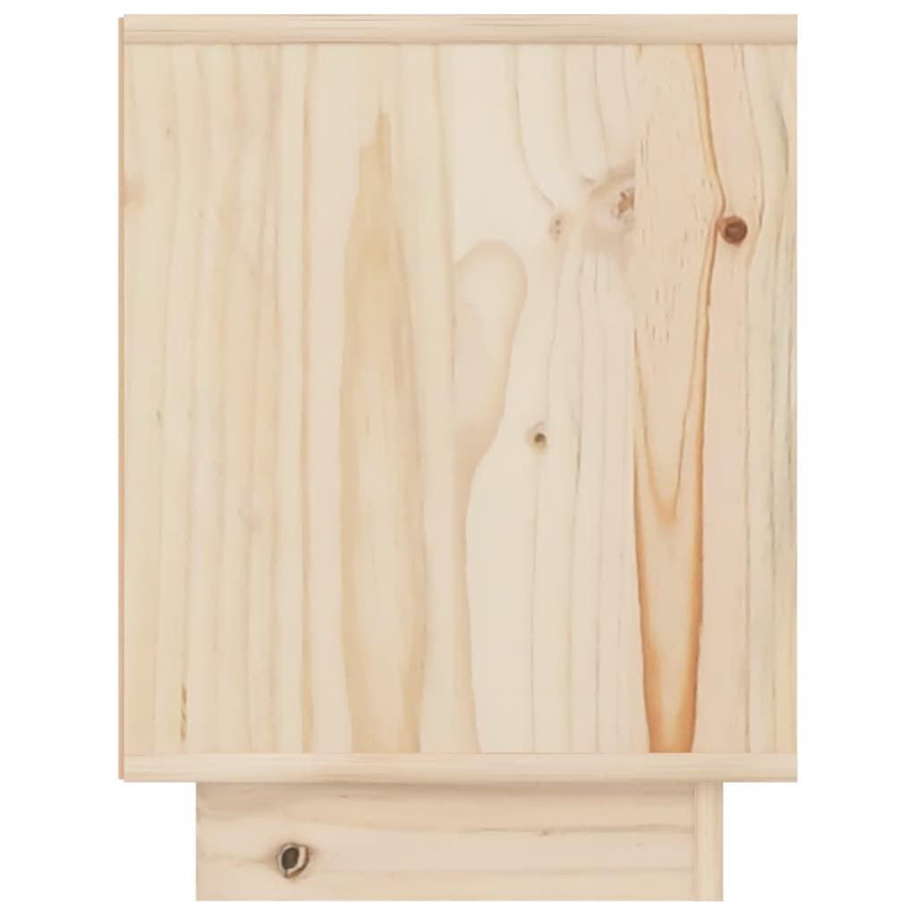 vidaXL Κομοδίνα 2 τεμ. 40 x 30 x 40 εκ. από Μασίφ Ξύλο Πεύκου