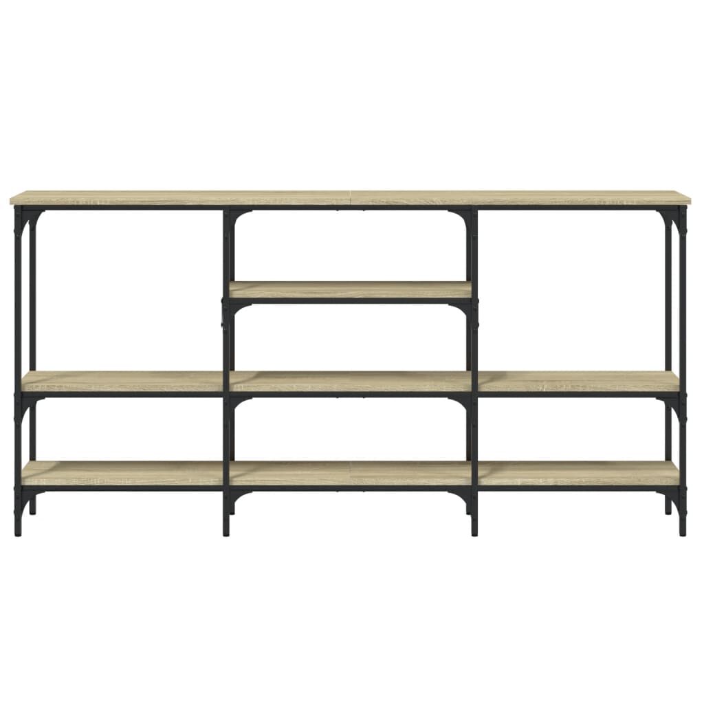 vidaXL Τραπέζι Κονσόλα Sonoma Δρυς 160x29x80 εκ. Επεξεργασμένο Ξύλο