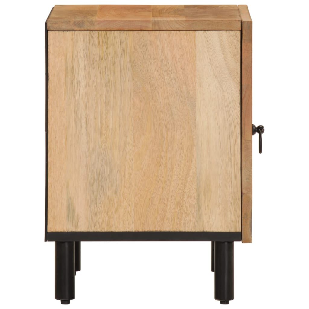 vidaXL Κομοδίνα 2 τεμ. 40 x 33 x 46 εκ. από Μασίφ Ξύλο Μάνγκο