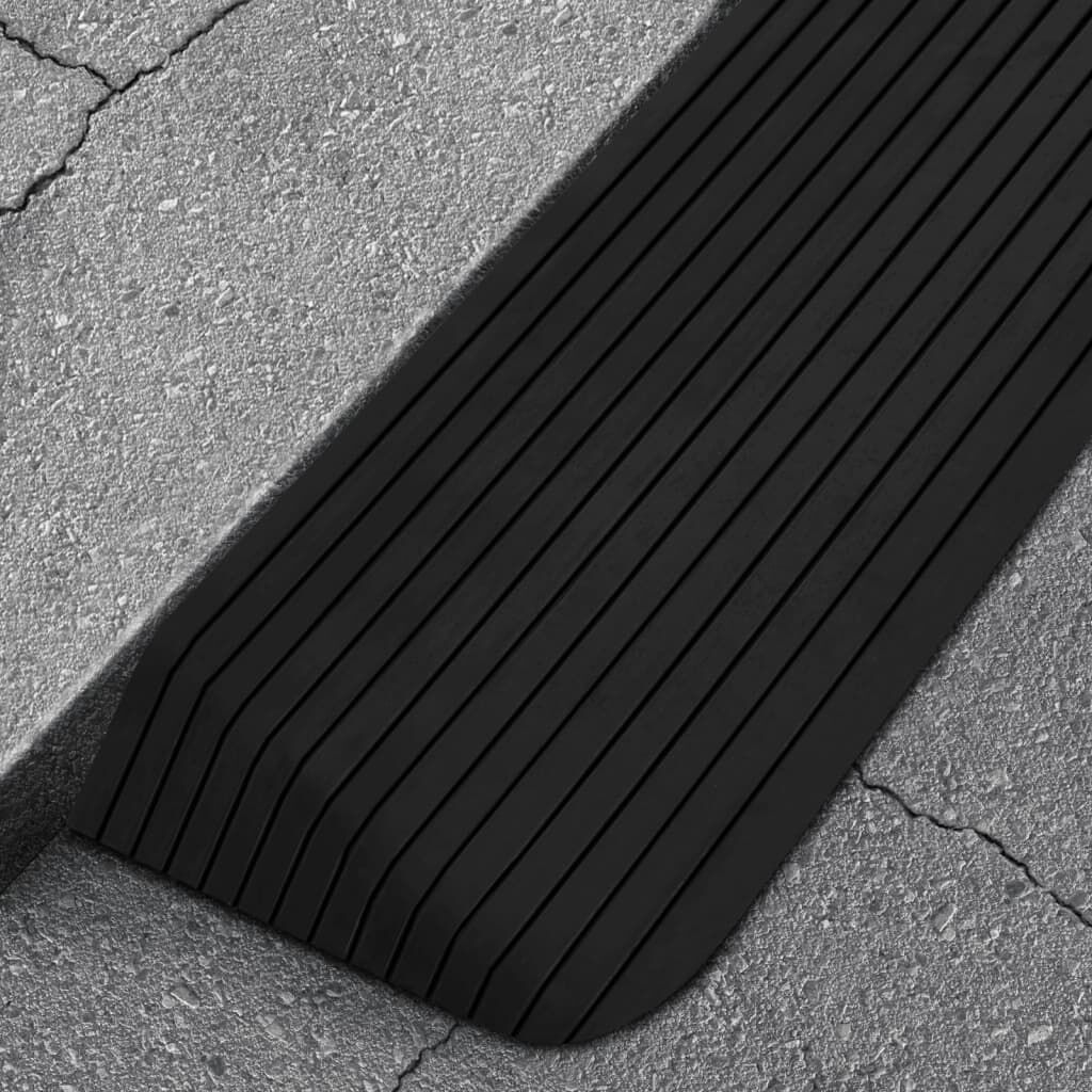 vidaXL Ράμπα Πεζοδρομίου / Πόρτας 110 x 41 x 5 εκ. από Καουτσούκ