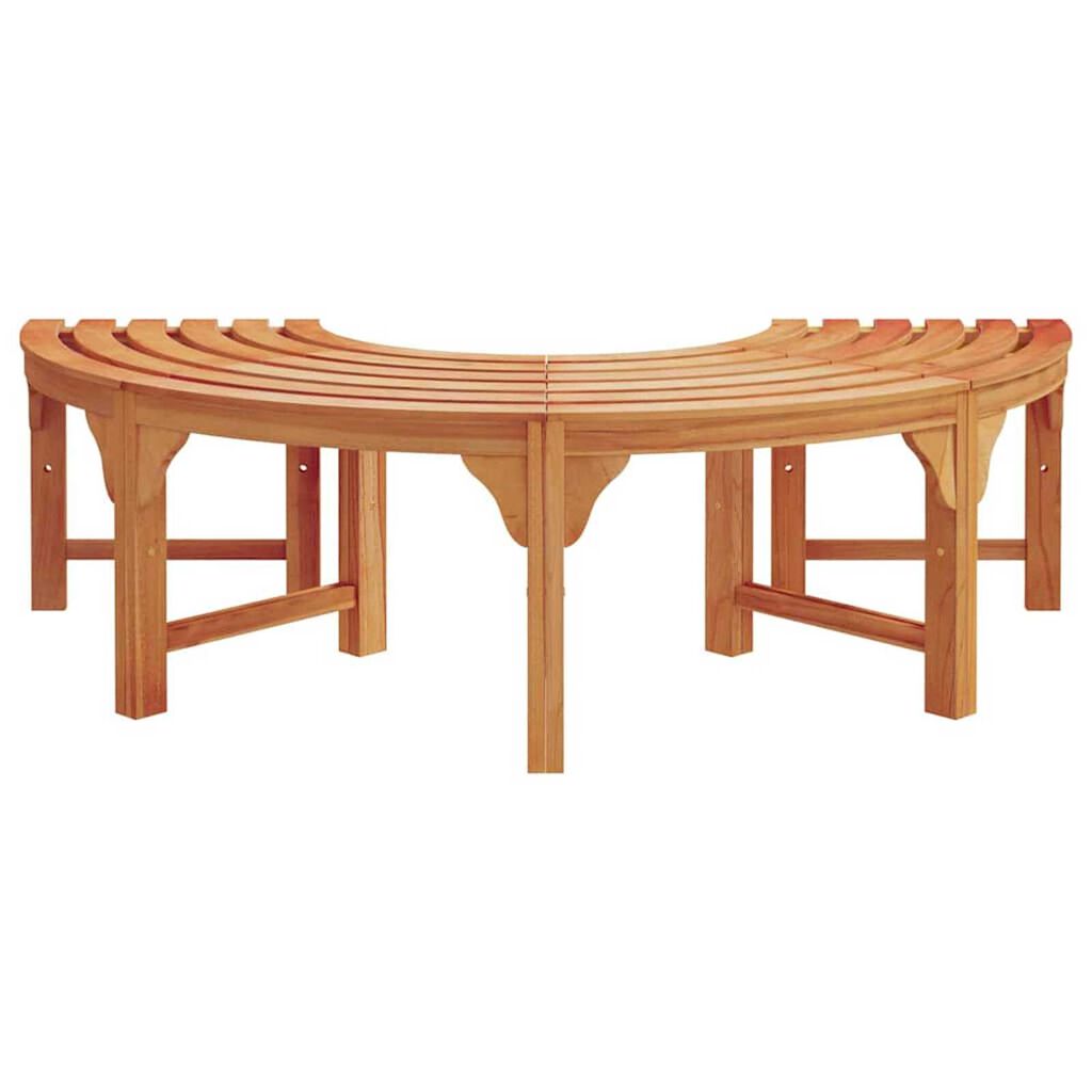 vidaXL Παγκάκι Δέντρου Καφέ 160 x 160 x 45εκ. Μασίφ ξύλο ευκαλύπτου