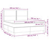 vidaXL &Kappa;&rho;&epsilon;&beta;ά&tau;&iota; Boxspring &mu;&epsilon; &Sigma;&tau;&rho;ώ&mu;&alpha; &Mu;&pi;&lambda;&epsilon; 180x200 &epsilon;&kappa;. &Upsilon;&phi;&alpha;&sigma;&mu;ά&tau;&iota;&nu;&omicron;