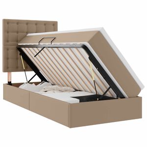 vidaXL &Kappa;&rho;&epsilon;&beta;ά&tau;&iota; &Alpha;&pi;&omicron;&theta;ή&kappa;&eta;&sigmaf; &Kappa;&alpha;&pi;&omicron;&upsilon;&tau;&sigma;ί&nu;&omicron; 90 x 190 cm &Tau;&epsilon;&chi;&nu;&eta;&tau;ό &Delta;έ&rho;&mu;&alpha;