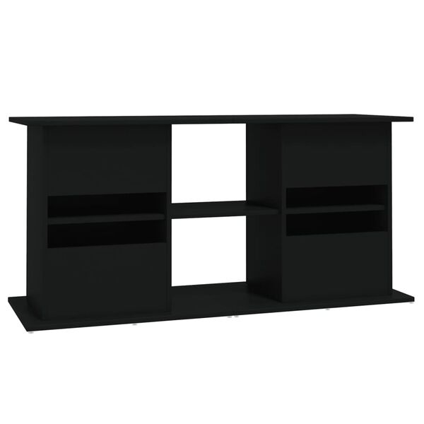 vidaXL Βάση Ενυδρείου Μαύρη 121 x 41 x 58 εκ. από Επεξεργασμένο Ξύλο