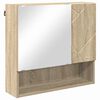 vidaXL Σετ Επίπλων Μπάνιου με πόρτα 4 pcs Sonoma Δρυς 61 x 35 x 64 εκ.