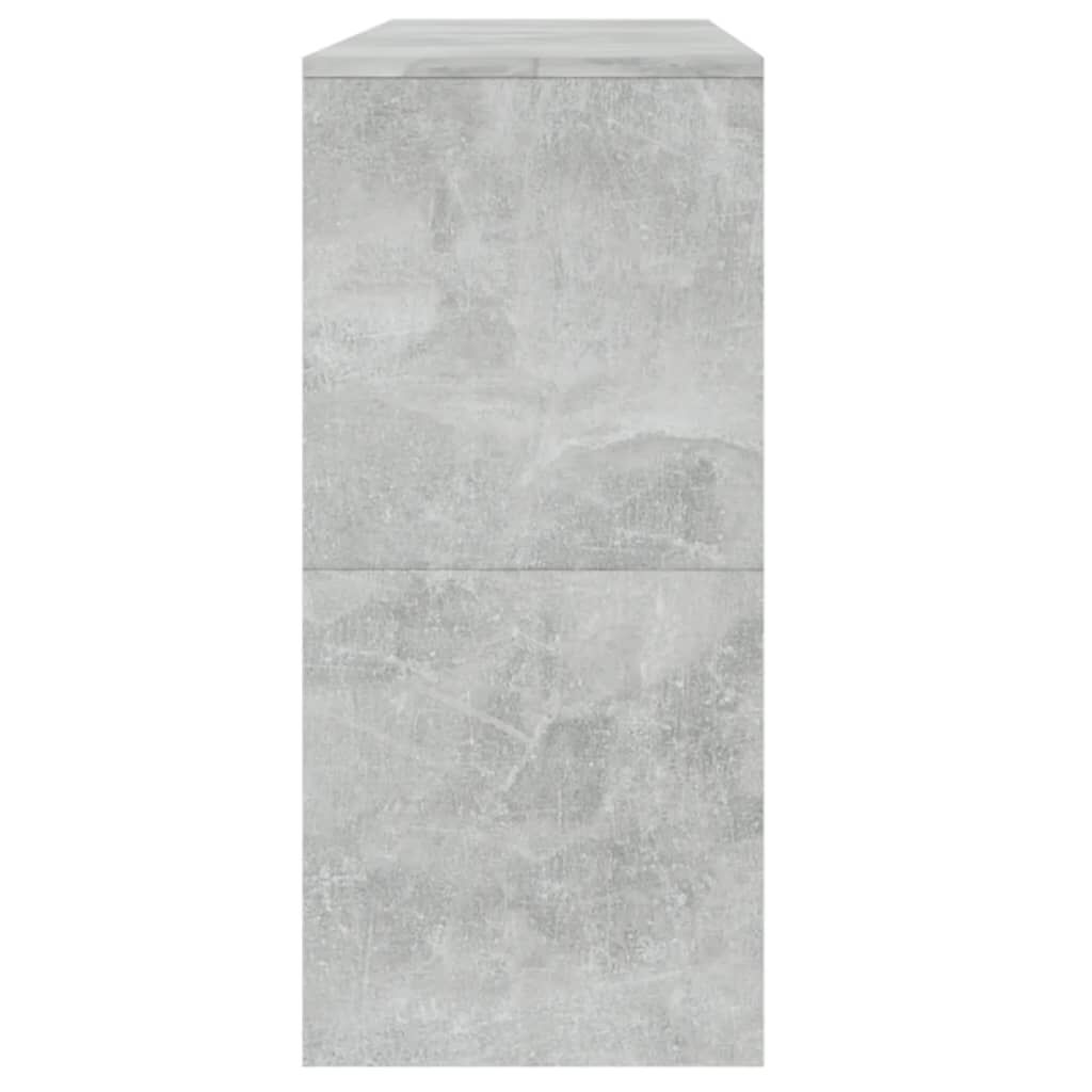 vidaXL Τραπεζάκι κονσόλα Γκρι Σκυρ. 100x35x76,5 εκ. Επεξεργασμένο Ξύλο