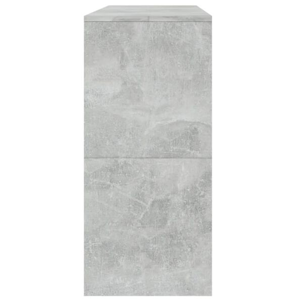 vidaXL Τραπεζάκι κονσόλα Γκρι Σκυρ. 100x35x76,5 εκ. Επεξεργασμένο Ξύλο