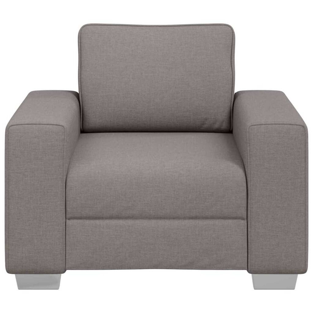 vidaXL Καναπές με μαξιλάρι Taupe 100 x 77 x 82 εκ ύφασμα