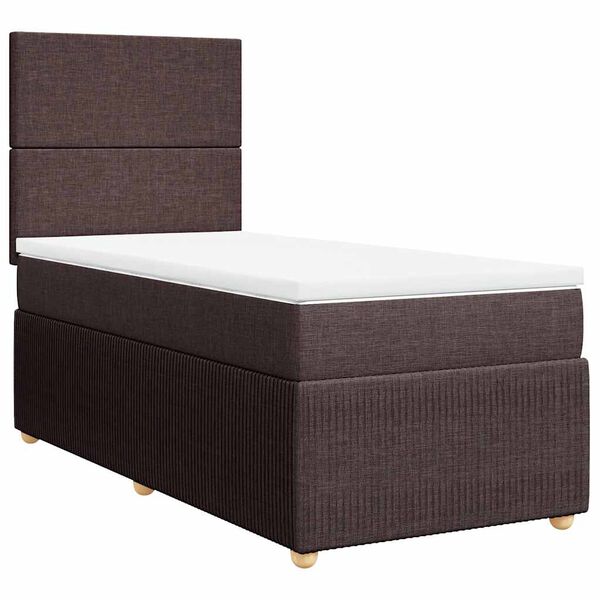 vidaXL &Kappa;&rho;&epsilon;&beta;ά&tau;&iota; Boxspring &mu;&epsilon; &Sigma;&tau;&rho;ώ&mu;&alpha; &Sigma;&kappa;&omicron;ύ&rho;&omicron; &Kappa;&alpha;&phi;έ 90x200 &epsilon;&kappa;. &Upsilon;&phi;&alpha;&sigma;&mu;ά&tau;&iota;&nu;&omicron;