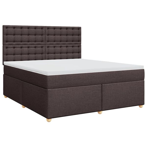 vidaXL &Kappa;&rho;&epsilon;&beta;ά&tau;&iota; Boxspring &mu;&epsilon; &Sigma;&tau;&rho;ώ&mu;&alpha; &Sigma;&kappa;&omicron;ύ&rho;&omicron; &Kappa;&alpha;&phi;έ 180x200 &epsilon;&kappa; &Upsilon;&phi;&alpha;&sigma;&mu;ά&tau;&iota;&nu;&omicron;