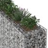 vidaXL &Alpha;&nu;&alpha;&sigma;&eta;&kappa;&omega;&mu;έ&nu;&omicron; &kappa;&rho;&epsilon;&beta;ά&tau;&iota; gabion 3 pcs &Alpha;&sigma;&eta;&mu;ί 250 x 50 x 150 &epsilon;&kappa;