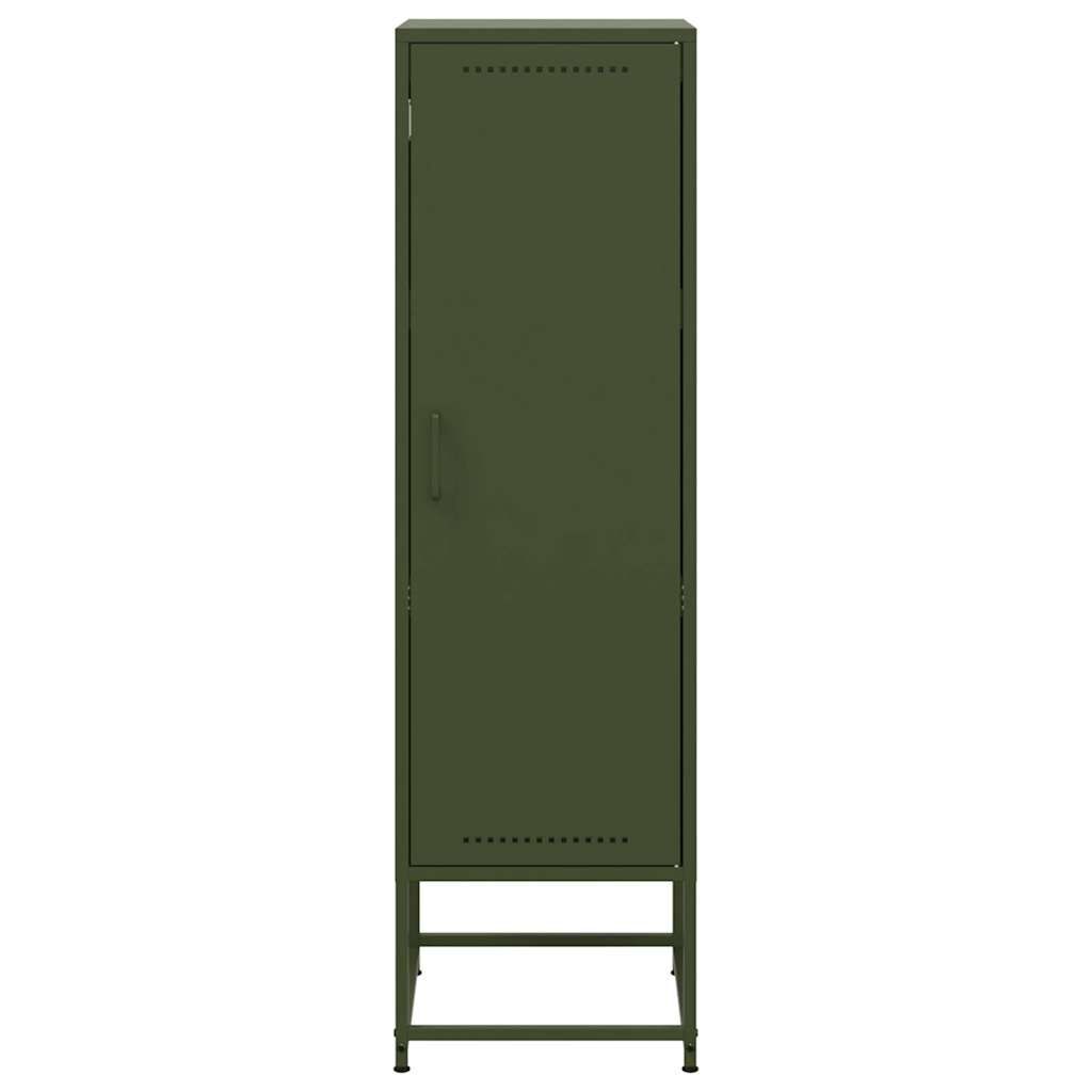 vidaXL Ντουλάπι Πράσινο Λαδί 36x39x123 εκ. από Ατσάλι