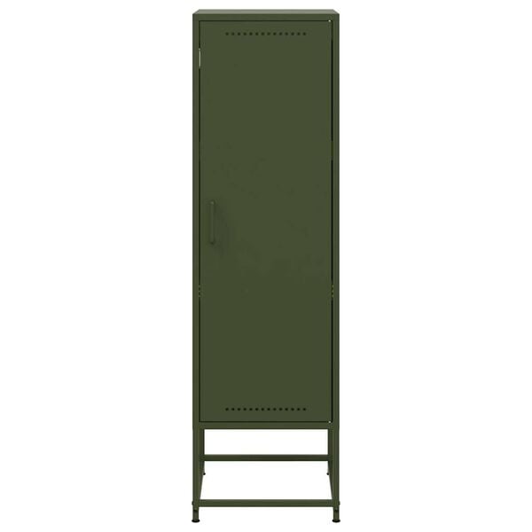 vidaXL Ντουλάπι Πράσινο Λαδί 36x39x123 εκ. από Ατσάλι