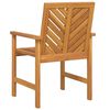 vidaXL Καρέκλες Κήπου 6 pcs Καφέ 59 x 62.5 x 89 εκ Μασίφ ξύλο ακακίας