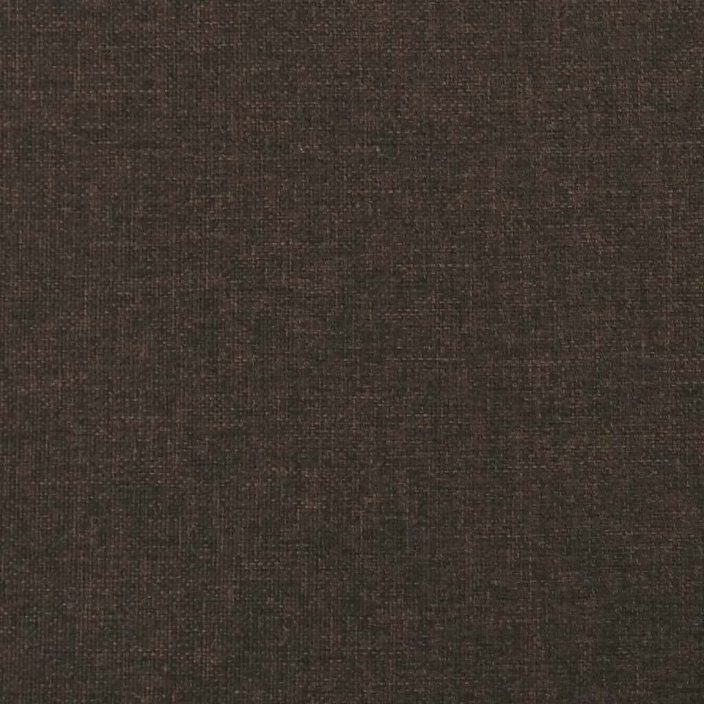 vidaXL Υποπόδιο Καφέ 60x60x36 εκ. Ύφασμα & Συνθετικό Δέρμα