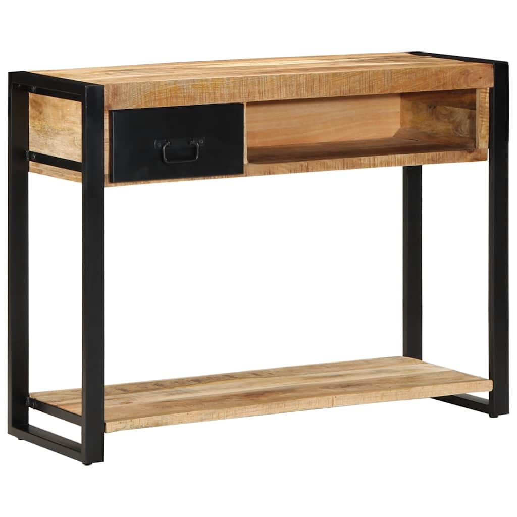 vidaXL Τραπέζι κονσόλας 100x35x75 cm Στερεό ακατέργαστο ξύλο Mango