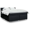 vidaXL &Kappa;&rho;&epsilon;&beta;ά&tau;&iota; Boxspring &mu;&epsilon; &Sigma;&tau;&rho;ώ&mu;&alpha; &Mu;&alpha;ύ&rho;&omicron; 180x200 &epsilon;&kappa;. &Upsilon;&phi;&alpha;&sigma;&mu;ά&tau;&iota;&nu;&omicron;