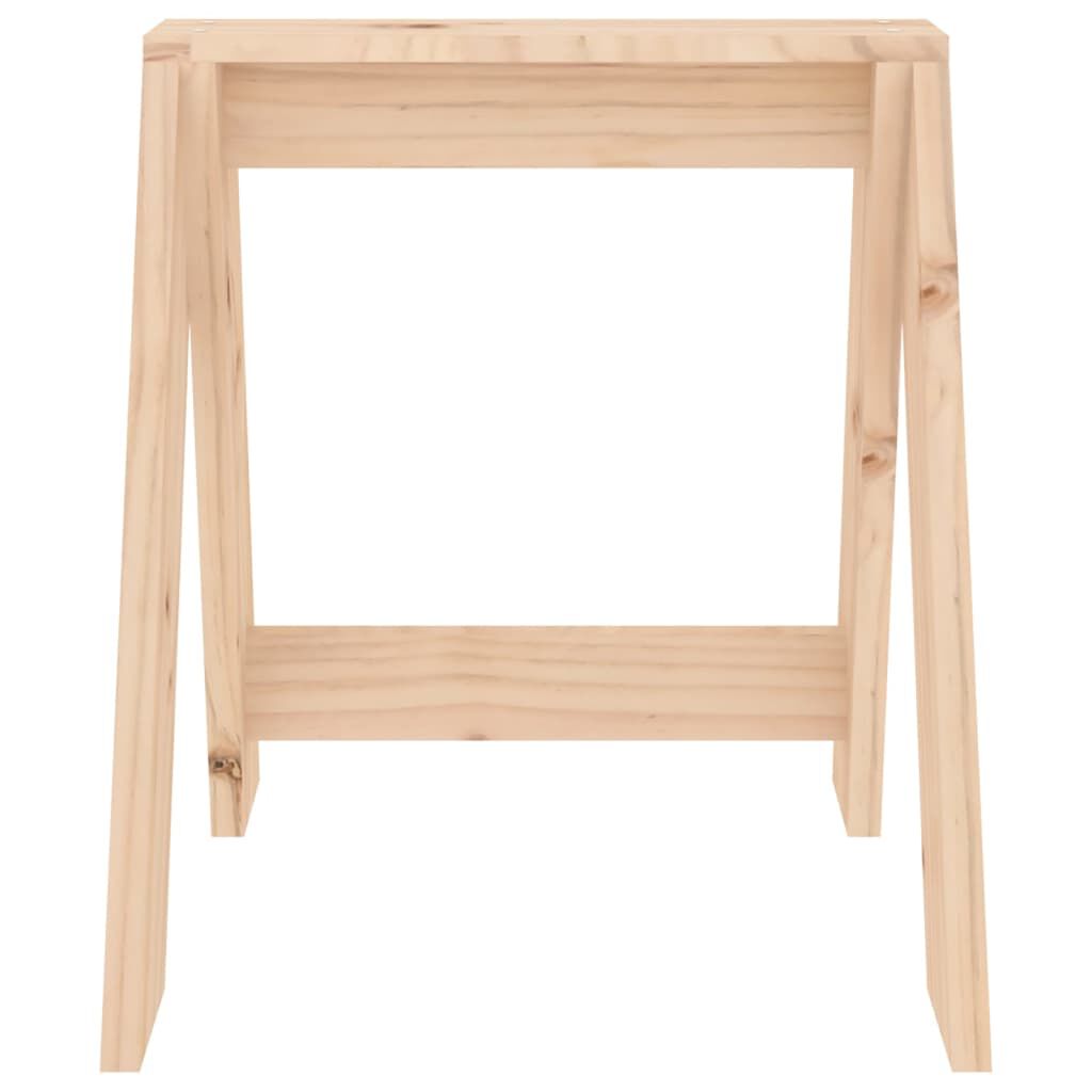 vidaXL Σκαμπό 2 τεμ. 40 x 40 x 45 εκ. από Μασίφ Ξύλο Πεύκου