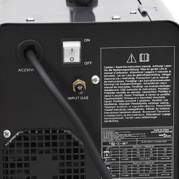vidaXL Μηχάνημα Συγκόλλησης MIG / MMA / Ανύψωση TIG 200 A