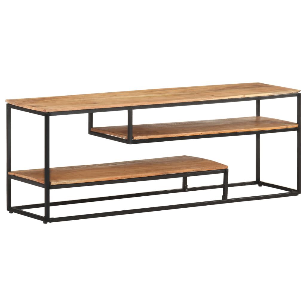 vidaXL Έπιπλο Τηλεόρασης 130 x 30 x 45 εκ. από Μασίφ Ξύλο Ακακίας