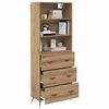 vidaXL Highboard Artisan Oak 69,5 x 34 x 180 &epsilon;&kappa;. &Epsilon;&pi;&epsilon;&xi;&epsilon;&rho;&gamma;&alpha;&sigma;&mu;έ&nu;&omicron; &xi;ύ&lambda;&omicron;