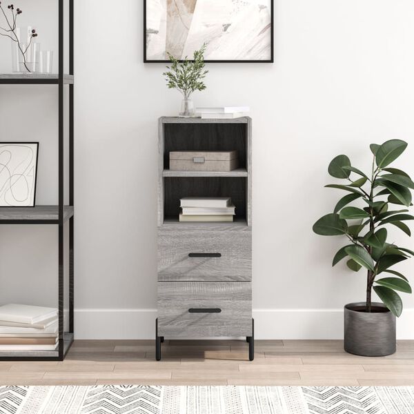 vidaXL &Nu;&tau;&omicron;&upsilon;&lambda;ά&pi;&iota; &Gamma;&kappa;&rho;&iota; Sonoma 34,5x34x90 &epsilon;&kappa;. &alpha;&pi;ό &Epsilon;&pi;&epsilon;&xi;&epsilon;&rho;&gamma;&alpha;&sigma;&mu;έ&nu;&omicron; &Xi;ύ&lambda;&omicron;