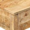vidaXL Τραπέζι Κονσόλα με 2 Συρτάρια 110x35x75 εκ. Μασίφ Ξύλο Μάνγκο