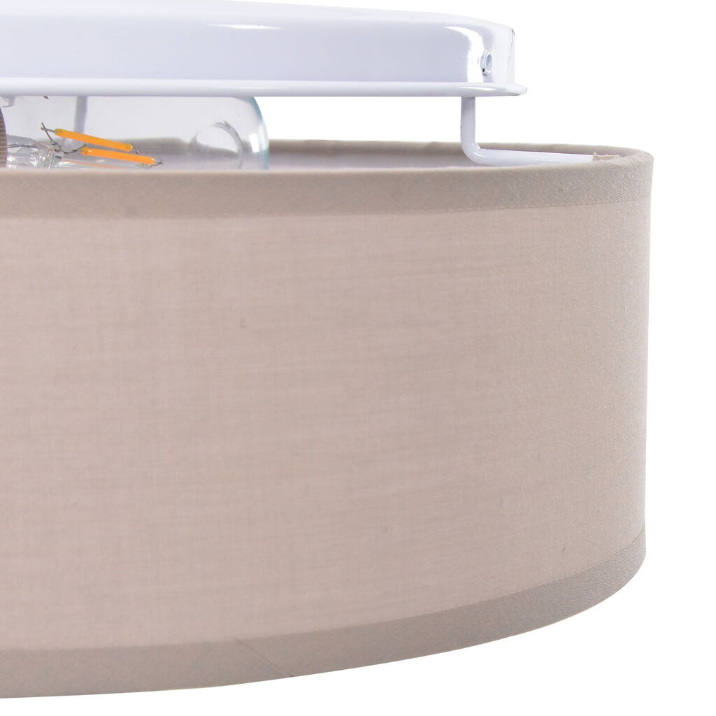 vidaXL Φωτιστικά Οροφής Flush Mount Ταπέ Ø 38 εκ Υφάσματος E27