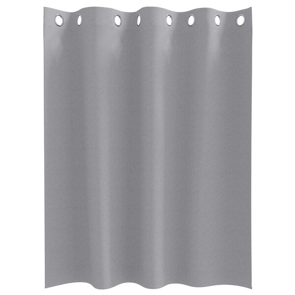 vidaXL Κουρτίνες 2 pcs Ανοιχτό γκρι 140 x 140 cm Πολυεστέρας