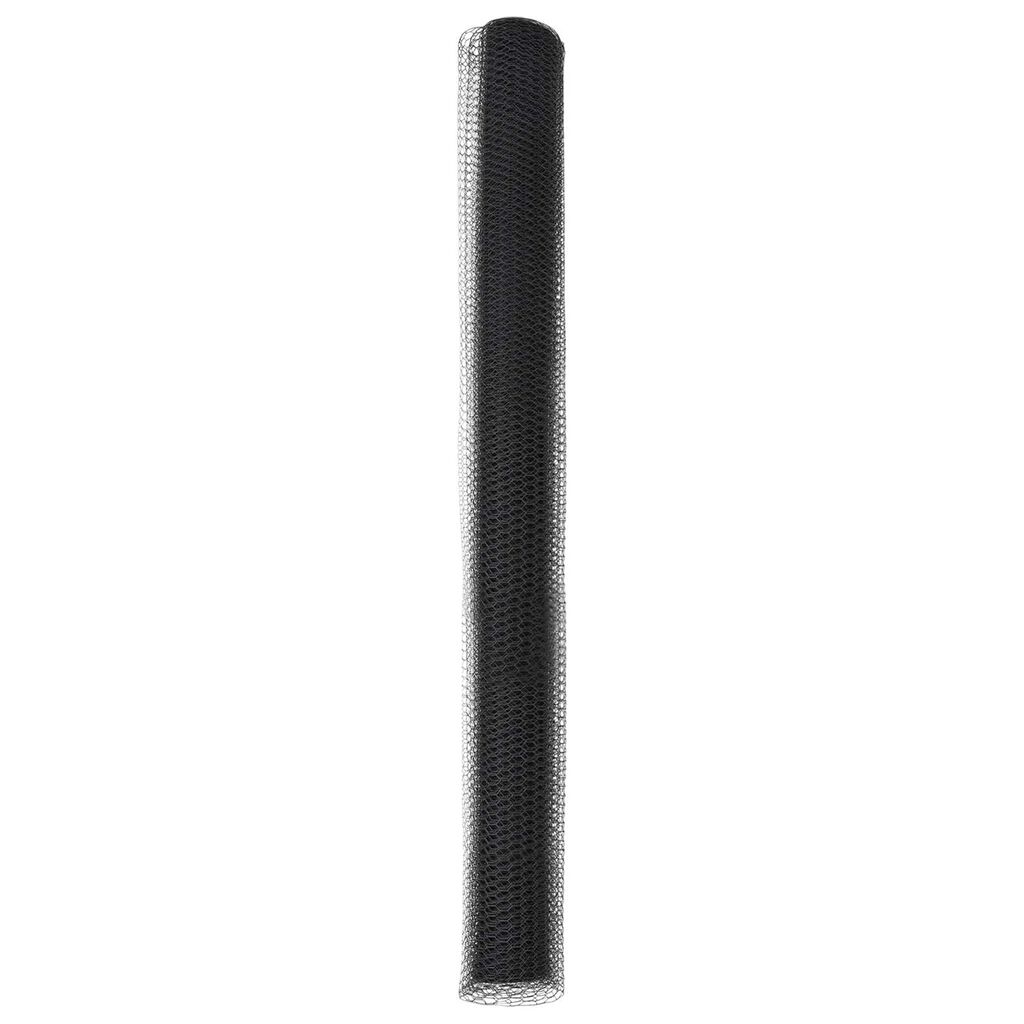 vidaXL Εξαγωνικός φράχτης Γκρι 1.6 x 25 m Ατσάλι