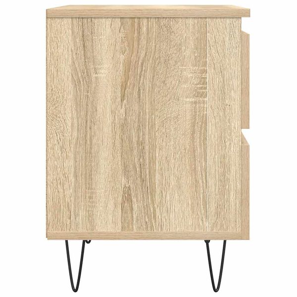 vidaXL Κομοδίνο Sonoma Δρυς 40x35x50 εκ. από Επεξεργασμένο Ξύλο