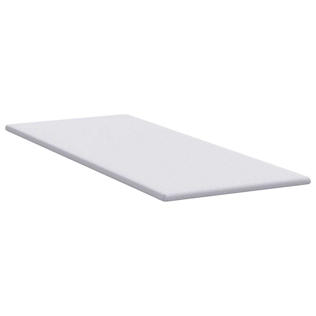 vidaXL Στρώματα Λευκό 70 x 200 cm 100% ύφασμα πολυεστέρα με τζακάρ