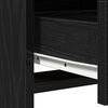 vidaXL Σετ Τραπεζιού Μακιγιάζ 2 pcs Μαύρη δρυς 50 x 41 x 135 εκ