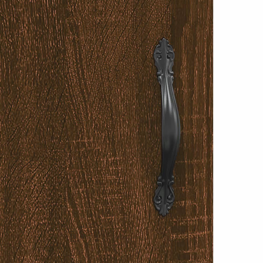 vidaXL Ντουλάπι Καφέ Δρυς 34,5 x 34 x 90 εκ. Επεξεργασμένο Ξύλο