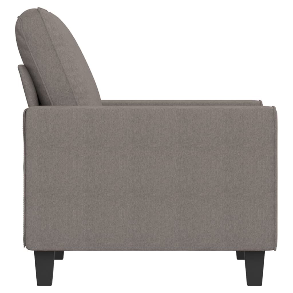 vidaXL Πολυθρόνα Taupe 60 εκ. Υφασμάτινη