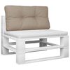 vidaXL Μαξιλάρι Παλέτας Taupe 80 x 40 x 12 εκ. Υφασμάτινο