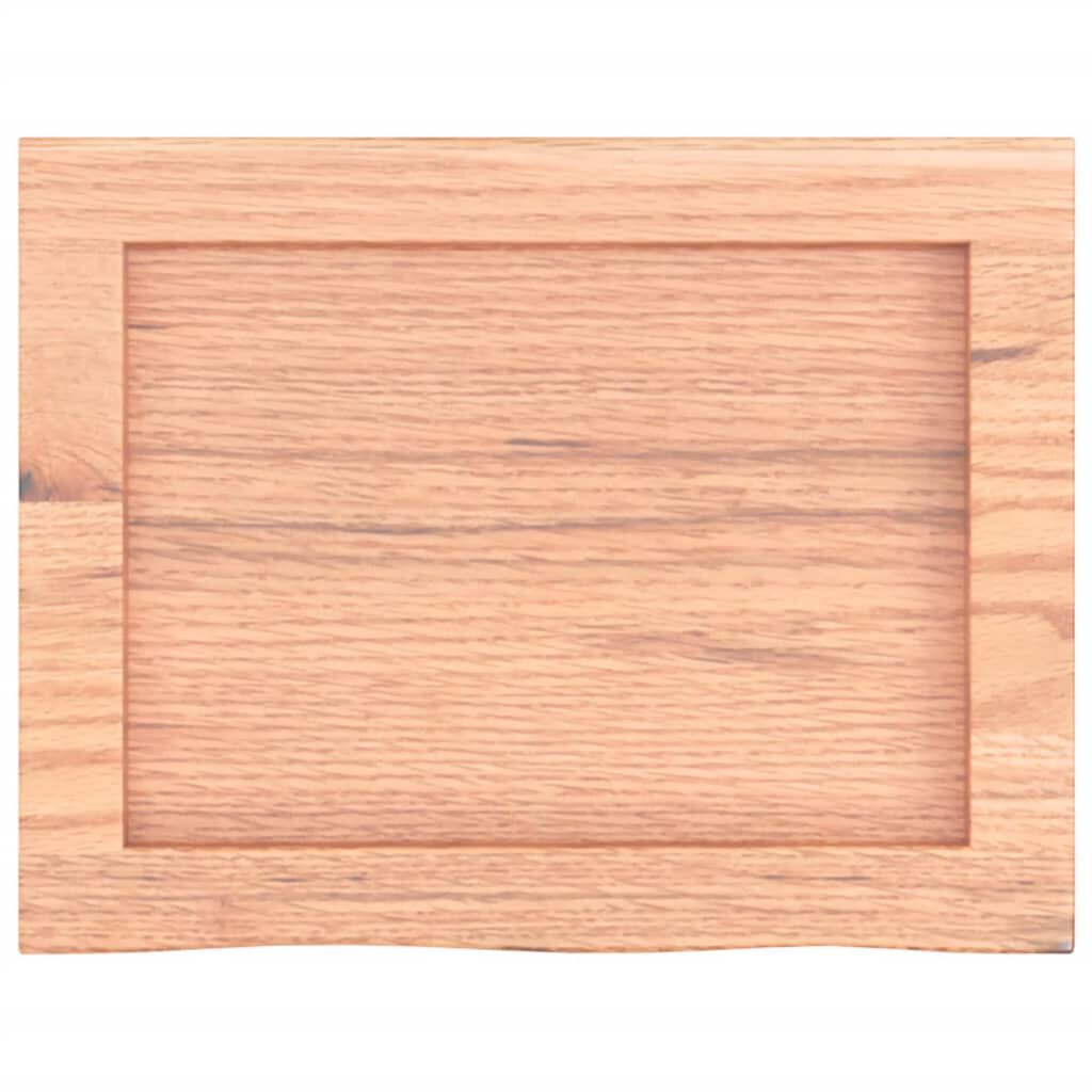 vidaXL Πάγκος Μπάνιου Αν. Καφέ 40x30x(2-4) εκ. Επεξεργ. Μασίφ Ξύλο