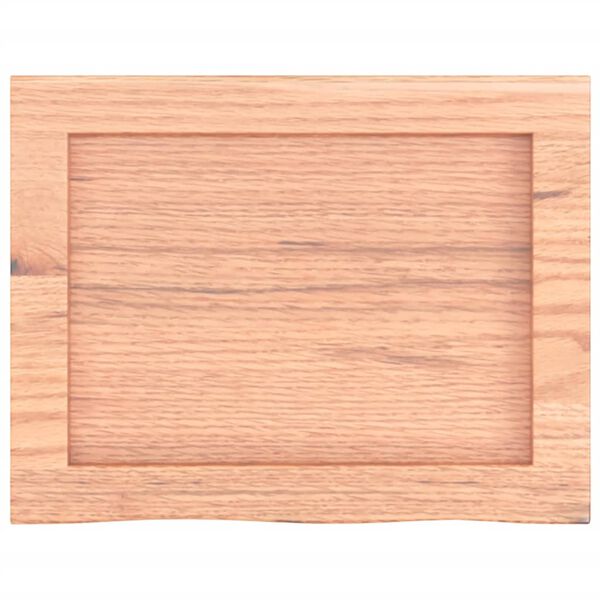 vidaXL Πάγκος Μπάνιου Αν. Καφέ 40x30x(2-4) εκ. Επεξεργ. Μασίφ Ξύλο