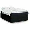 vidaXL &Kappa;&rho;&epsilon;&beta;ά&tau;&iota; Boxspring &mu;&epsilon; &Sigma;&tau;&rho;ώ&mu;&alpha; &Mu;&alpha;ύ&rho;&omicron; 140x200 &epsilon;&kappa;. &Upsilon;&phi;&alpha;&sigma;&mu;ά&tau;&iota;&nu;&omicron;