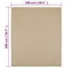 vidaXL &Sigma;&epsilon;&nu;&tau;ό&nu;&iota;&alpha; &mu;&epsilon; &Lambda;ά&sigma;&tau;&iota;&chi;&omicron; 2 &tau;&epsilon;&mu;. Taupe 100x200 &epsilon;&kappa;. &Beta;&alpha;&mu;&beta;&alpha;&kappa;&epsilon;&rho;ό &Zeta;έ&rho;&sigma;&epsilon;ϊ