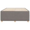 vidaXL Πλαίσιο Κρεβατιού χωρίς στρώμα Taupe 120x190 εκ. Υφασμάτινο